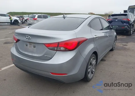 2015 Hyundai Elantra Limited из США, поврежденный, VIN 5NPDH4AEXFH551835